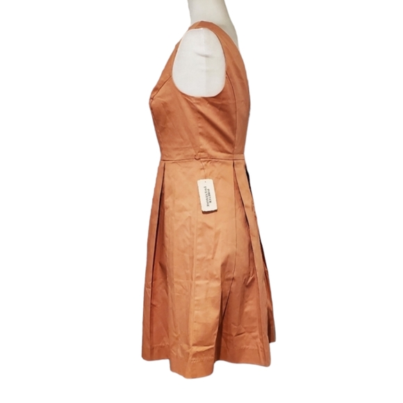 Forever 21 Womens Coral Sleeveless Backless Pleated Dress Size Small - Picture 3 of 8